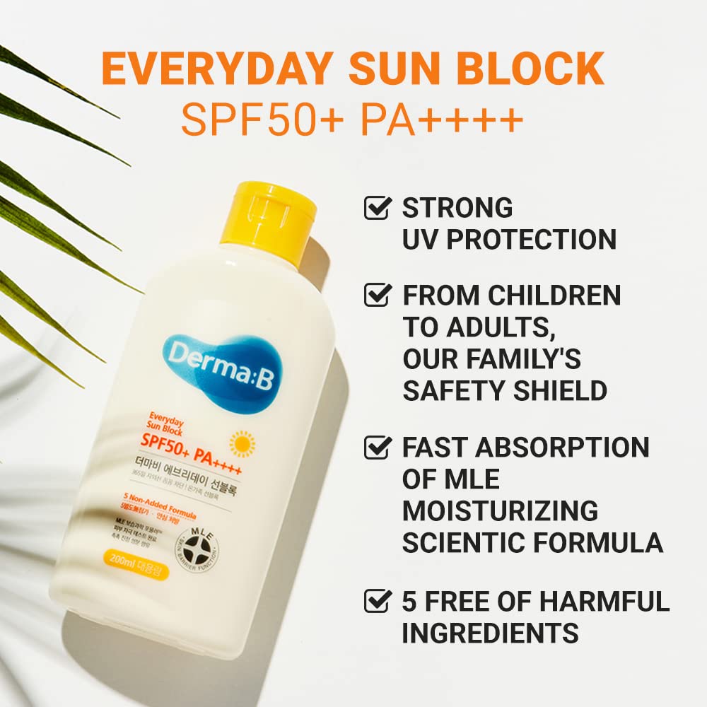 Derma: B Everyday Sun Block [200ml]